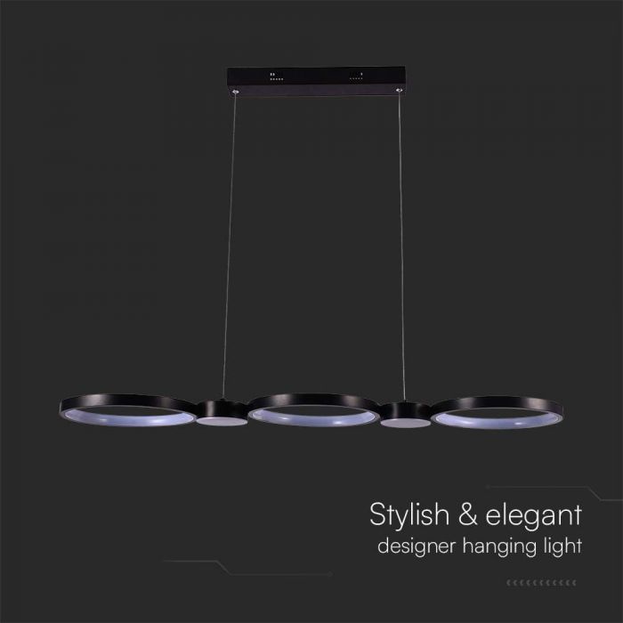 38W(4560Lm) LED Dizaina gaismeklis, V-TAC, IP20, neitrāli balta gaisma 4000K