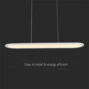 24W(3000Lm) LED design luminaire, V-TAC, IP20, white, neutral white 3000K