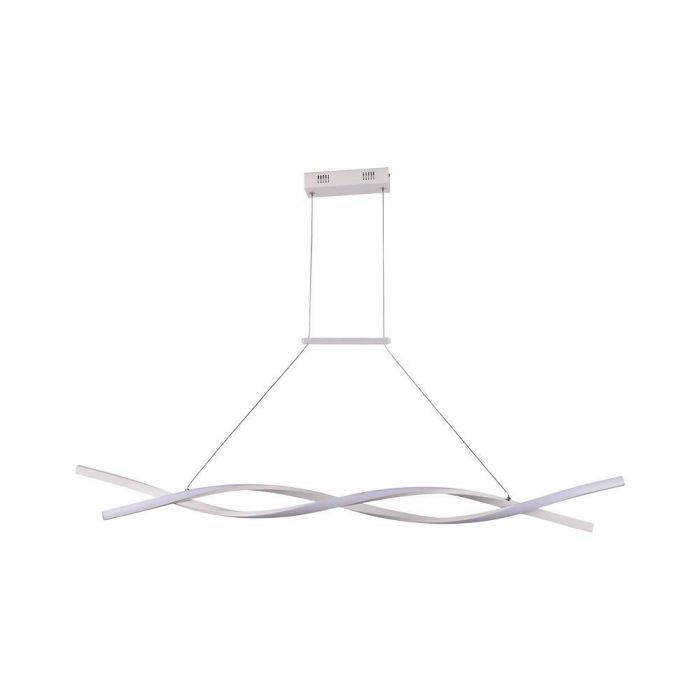9W(1000Lm) LED designarmatur, V-TAC, IP20, vit, varmvitt ljus 3000K