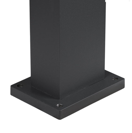 24W(1100/1200Lm) ESKINA FRAME 125 Pole double surface-mounted LED luminaire, anthracite, IP65, IK006, neutral white 4000K