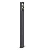 27W(1100/1200Lm) ESKINA FRAME 175 Pole двойной накладной светодиодный светильник, антрацит, IP65, IK006, нейтральный белый 4000K