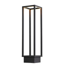 Накладной светодиодный светильник 7W(340Lm) QUADRULO, антрацит, IP55, теплый белый свет 3000K