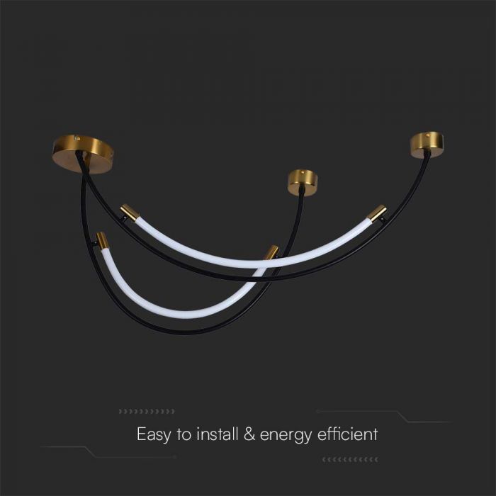 20W(2500Lm) LED dizaina gaismeklis, V-TAC, IP20, neitrāli balta gaisma 4000K