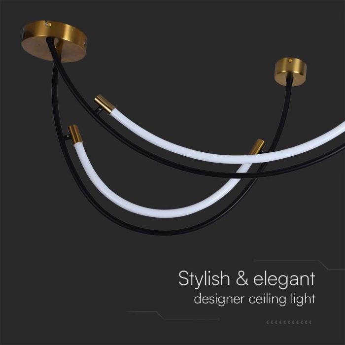 20W(2500Lm) LED dizaina gaismeklis, V-TAC, IP20, neitrāli balta gaisma 4000K