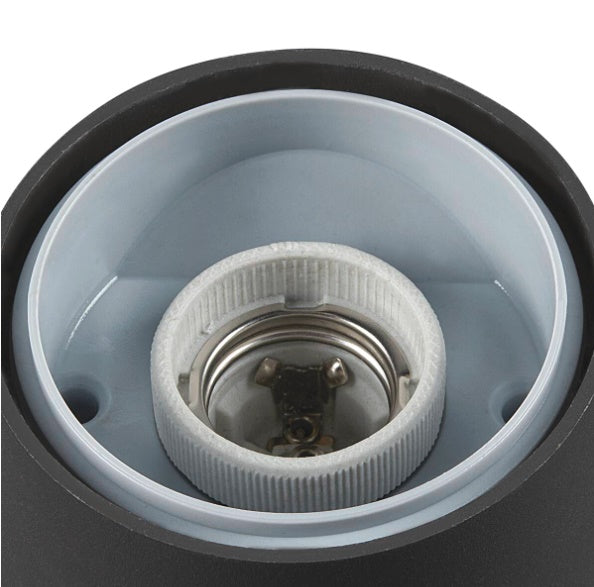 GRAFIT 30 Outdoor floor lamp, TC-DSE, IP44, matt anthracite, energy-saving bulb, dimensions (L/W/D): 8.8/30 cm, maximum wattage: 11 W