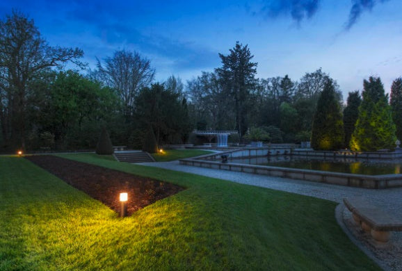 GRAFIT 30 Outdoor floor lamp, TC-DSE, IP44, matt anthracite, energy-saving bulb, dimensions (L/W/D): 8.8/30 cm, maximum wattage: 11 W