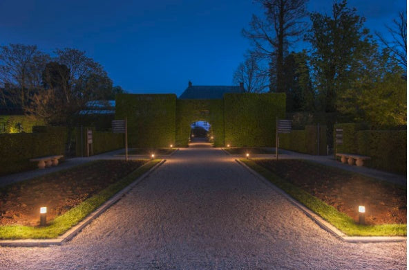 GRAFIT 30 Outdoor floor lamp, TC-DSE, IP44, matt anthracite, energy-saving bulb, dimensions (L/W/D): 8.8/30 cm, maximum wattage: 11 W