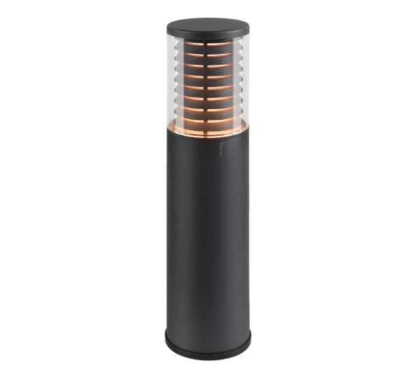 Накладной светодиодный садовый светильник DALI M-POL 30 Pole Bollard для профессиональных проектов, матовый антрацит, IP6565, IK10. Цветовая температура (2700/3000 K) может быть выбрана с помощью переключателя CCT перед установкой