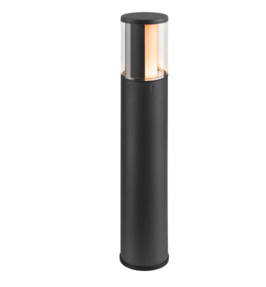 DALI M-POL 60 Pole Bollard uz virsmas montējams LED dārza gaismeklis profesionāliem projektiem, matt anthracite, IP6565, IK10. Krāsu temperatūru (2700/3000 K) var izvēlēties, izmantojot CCT slēdzi pirms uzstādīšanas