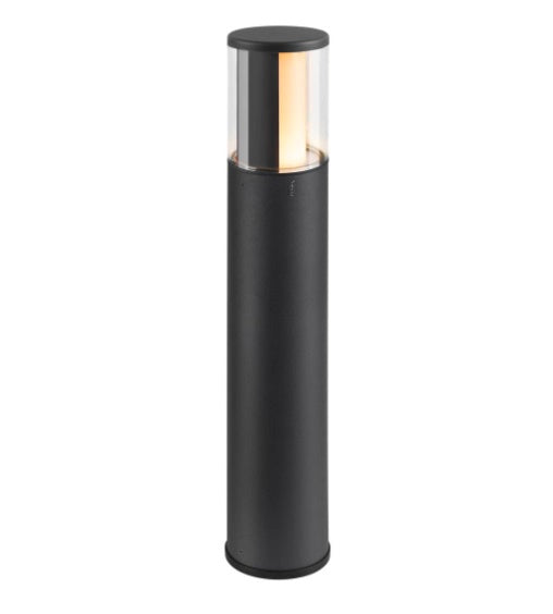Накладной светодиодный садовый светильник DALI M-POL 60 Pole Bollard для профессиональных проектов, матовый антрацит, IP6565, IK10. Цветовая температура (2700/3000 K) может быть выбрана с помощью переключателя CCT перед установкой