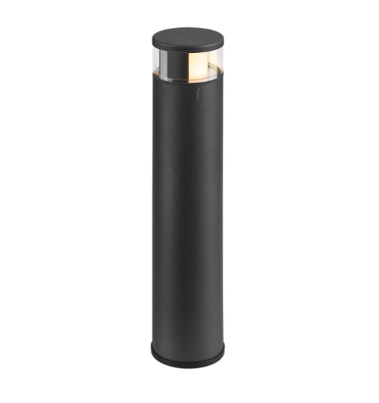 DALI M-POL 60 Pole Bollard uz virsmas montējams LED dārza gaismeklis profesionāliem projektiem, matt anthracite, IP6565, IK10. Krāsu temperatūru (2700/3000 K) var izvēlēties, izmantojot CCT slēdzi pirms uzstādīšanas