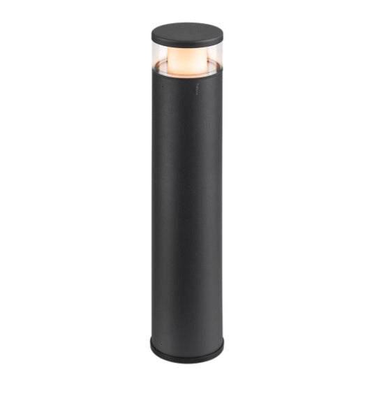 DALI M-POL 60 Pole Bollard uz virsmas montējams LED dārza gaismeklis profesionāliem projektiem, matt anthracite, IP6565, IK10. Krāsu temperatūru (2700/3000 K) var izvēlēties, izmantojot CCT slēdzi pirms uzstādīšanas