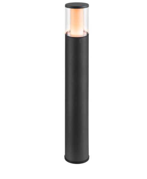 DALI M-POL 90 Pole Bollard uz virsmas montējams LED dārza gaismeklis profesionāliem projektiem, matt anthracite, IP6565, IK10. Krāsu temperatūru (2700/3000 K) var izvēlēties, izmantojot CCT slēdzi pirms uzstādīšanas