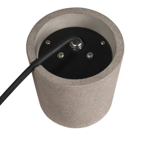 MAX10W GU10 CONCRETO FL Surface mounted LED luminaire, concrete, IP65, IK05