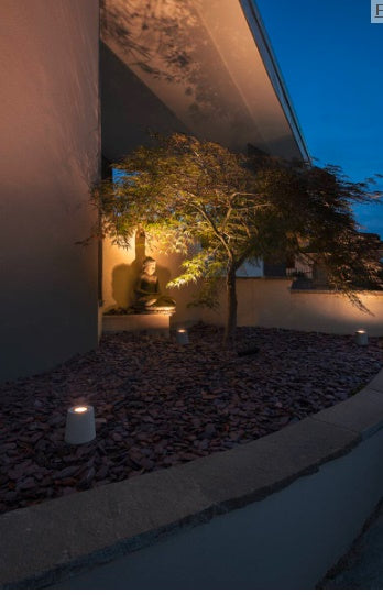 MAX10W GU10 CONCRETO FL Surface mounted LED luminaire, concrete, IP65, IK05