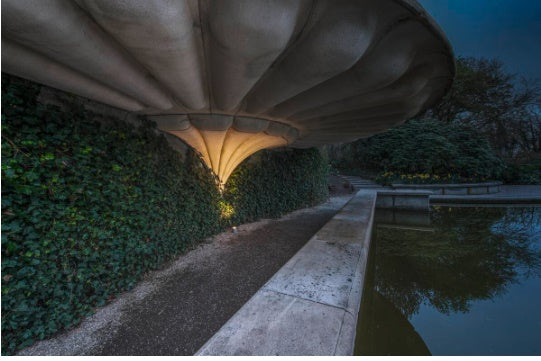 MAX10W GU10 CONCRETO FL Surface mounted LED luminaire, concrete, IP65, IK05