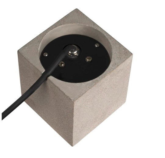 MAX10W GU10 CONCRETO FL Surface mounted LED luminaire, concrete, IP65, IK05