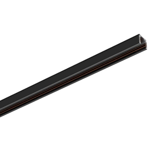 48V 1m DALI surface-mount rail black
