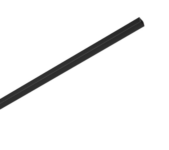 48V 4m DALI uz virsmas montējama sliede melna