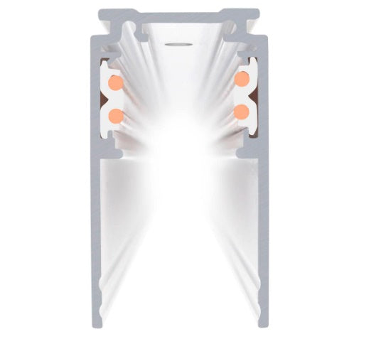 48V DALI 1 m iebūvējama montāžas sliede balta