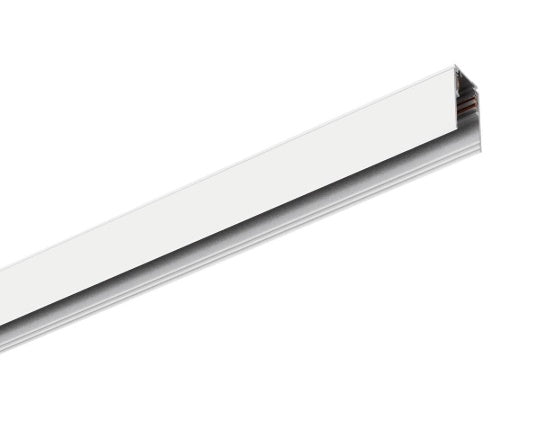 2 m Dziļās Montāžas Sliede – 48V TRACK Sistēmai balta