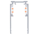 2 m Dziļās Montāžas Sliede – 48V TRACK Sistēmai balta