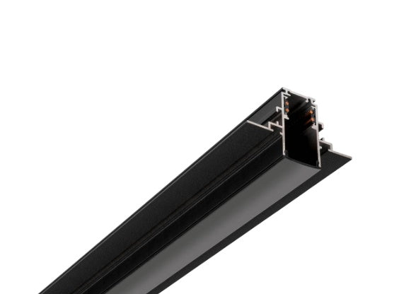 48V DALI 1 m iebūvējama montāžas sliede melna