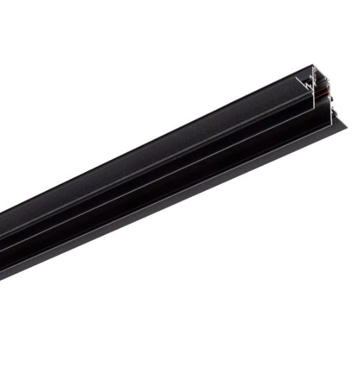 48V DALI 2 m recessed mounting rail black