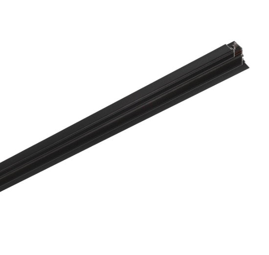 48V DALI 2 m recessed mounting rail black