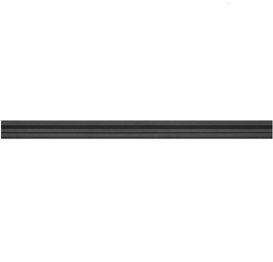 48V DALI 4 m iebūvējama montāžas sliede, melna