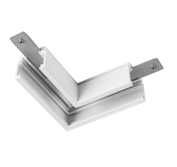 48V L veida savienotājs mehānisks LED sliežu gaismekļiem balts