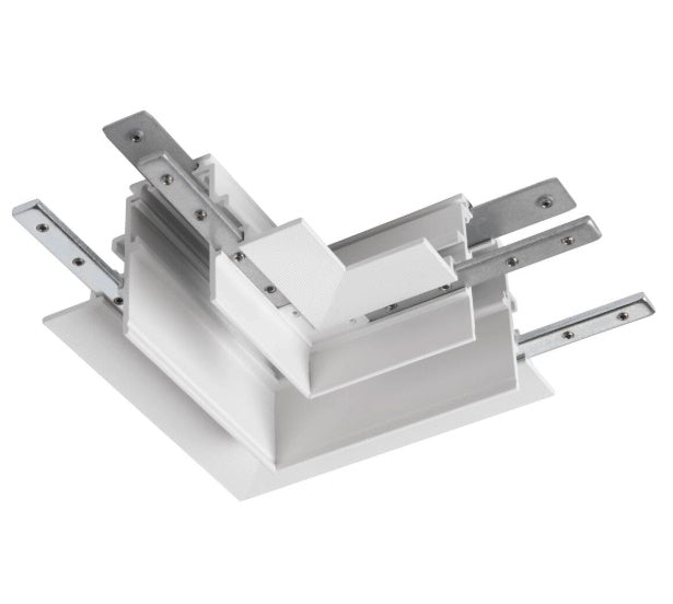 48V L veida savienotājs mehānisks LED sliežu gaismekļiem balts