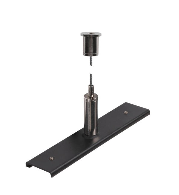 48V Sliedes stiprinājuma plāksne ar montāžas komplektu, IP20, 12x2.7cm