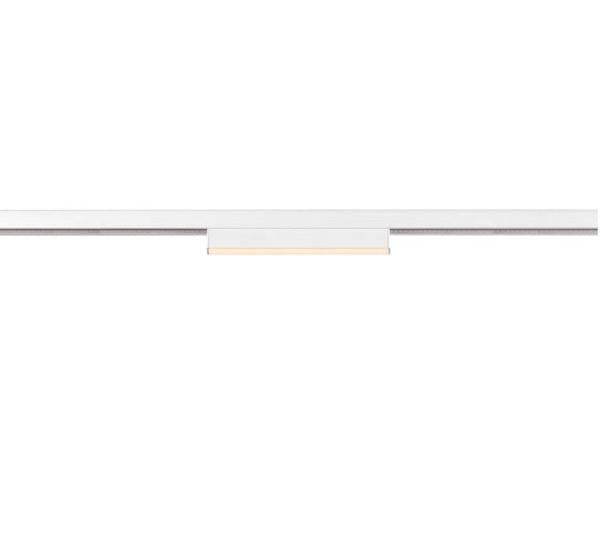 7.3W(570Lm) 48V DALI 2 IN-LINE 44 LED lineārs sliežu gaismeklis, IP20, IK02, melns,dimmējams, silti balta gaisma 3000K