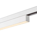 7.3W(570Lm) 48V DALI 2 IN-LINE 44 LED lineārs sliežu gaismeklis, IP20, IK02, melns,dimmējams, silti balta gaisma 3000K