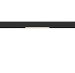 7,3W(680Lm) DALI 2 IN-LINE 22 LED lineaarne valgusti, IP20, IK02, dimmerdatav, matt must, neutraalne valge 4000K