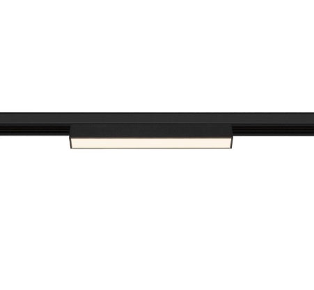 7,3W(680Lm) DALI 2 IN-LINE 22 LED lineaarne valgusti, IP20, IK02, dimmerdatav, matt must, neutraalne valge 4000K