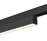 7,3W(680Lm) DALI 2 IN-LINE 22 LED lineaarne valgusti, IP20, IK02, dimmerdatav, matt must, neutraalne valge 4000K