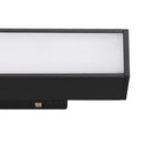 7.3W(680Lm) DALI 2 IN-LINE 22 LED lineārais sliežu gaismeklis, IP20, IK02, dimmējams, matēti melns, neitrāli balta gaisma 4000K