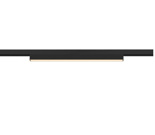 14W(1140Lm) 48V DALI 2 IN-LINE 44 LED lineārs sliežu gaismeklis, IP20, IK02, melns,dimmējams, silti balta gaisma 2700K