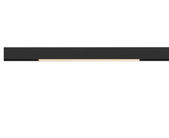 14W(1140Lm) 48V DALI 2 IN-LINE 44 LED lineārs sliežu gaismeklis, IP20, IK02, melns,dimmējams, silti balta gaisma 2700K