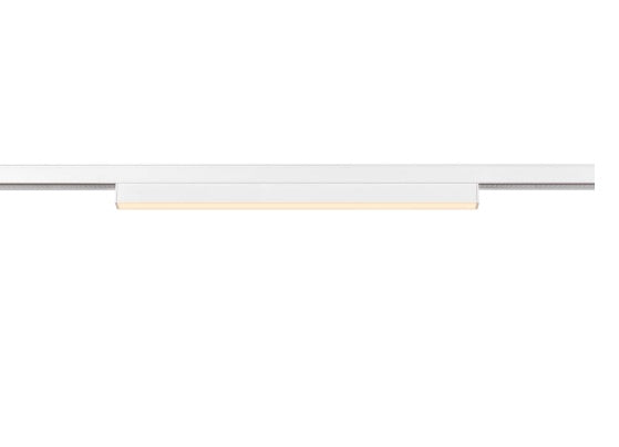 14W(1140Lm) 48V DALI 2 IN-LINE 44 LED lineārs sliežu gaismeklis, IP20, IK02, balts,dimmējams, silti balta gaisma 2700K