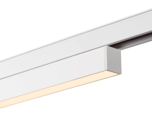 14W(1140Lm) 48V DALI 2 IN-LINE 44 LED lineārs sliežu gaismeklis, IP20, IK02, balts,dimmējams, silti balta gaisma 2700K