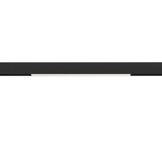 14W(1450Lm) 48V IN-LINE 44 LED lineārais sliežu gaismeklis, IP20, IK02, matēts melns, neitrāli balta gaisma 4000K