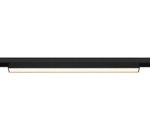 14W(1450Lm) 48V IN-LINE 44 LED linear track luminaire, IP20, IK02, matt black, neutral white 4000K