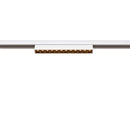 7.3W(580Lm) 48V DALI IN-LINE 22 LED linear track luminaire, IP20, IK02, white, dimmable, warm white light 2700K