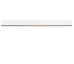 7.3W(610Lm) 48V DALI IN-LINE 22 LED lineārs sliežu gaismeklis, IP20, IK02, balts, dimmējams, silti balta gaisma 3000K