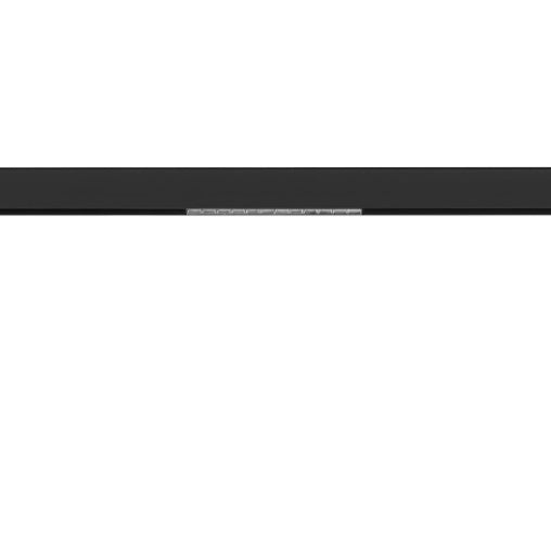 7.3W(650Lm) 47V DAL IN-LINE 22 LED lineārais sliežu gaismeklis, IP20, IK02, dimmējams, melns, neitrāli balta gaisma 4000K