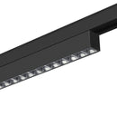7.3W(650Lm) 47V DAL IN-LINE 22 LED lineārais sliežu gaismeklis, IP20, IK02, dimmējams, melns, neitrāli balta gaisma 4000K