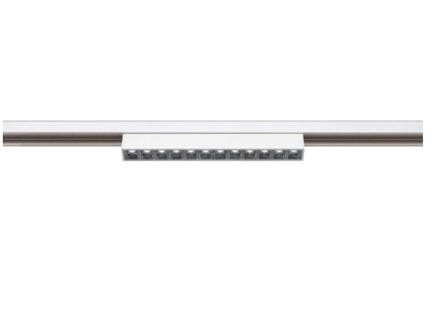 7.3W(650Lm) 47V DAL IN-LINE 22 LED lineārais sliežu gaismeklis, IP20, IK02, dimmējams, balts, neitrāli balta gaisma 4000K